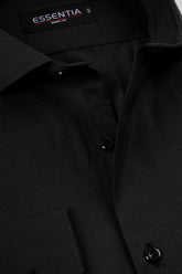 Black Self Men's Dress Shirt